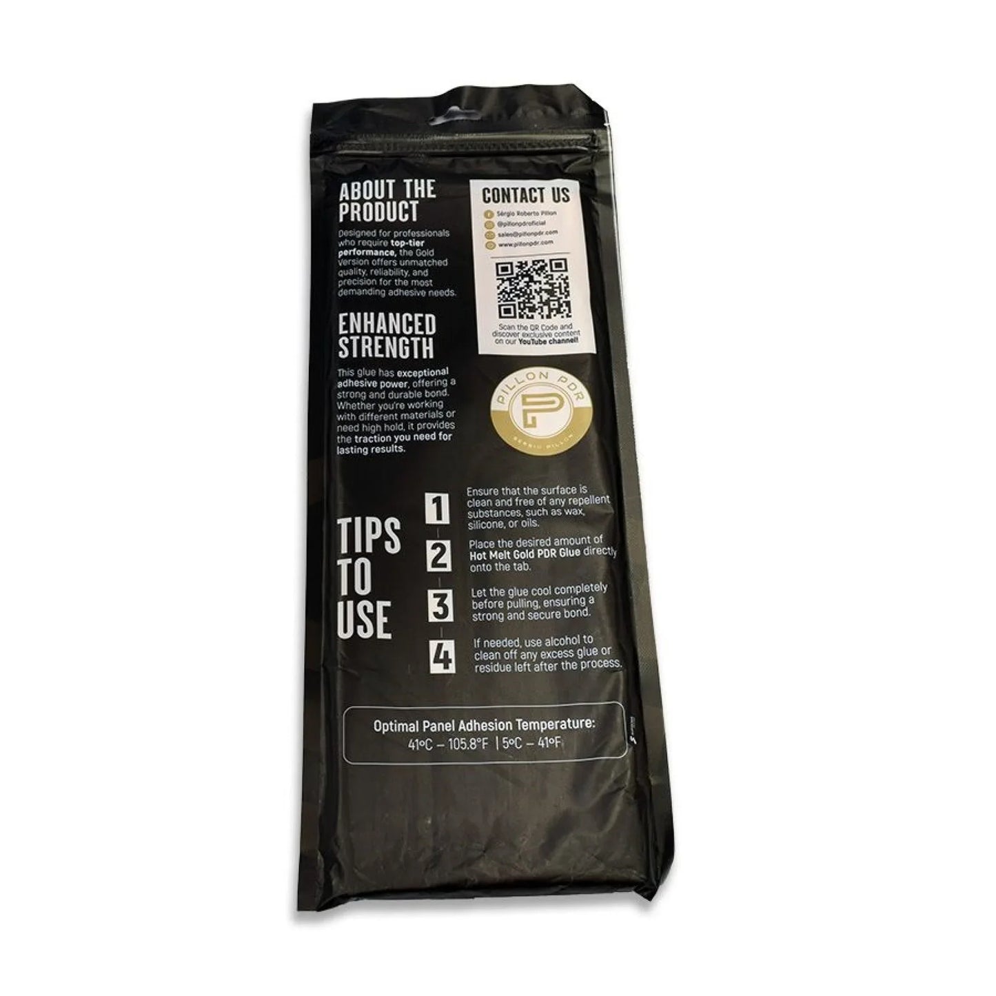 PDR INOX Gold Hot Melt Glue Sticks (10 Pack) - Strong Adhesion