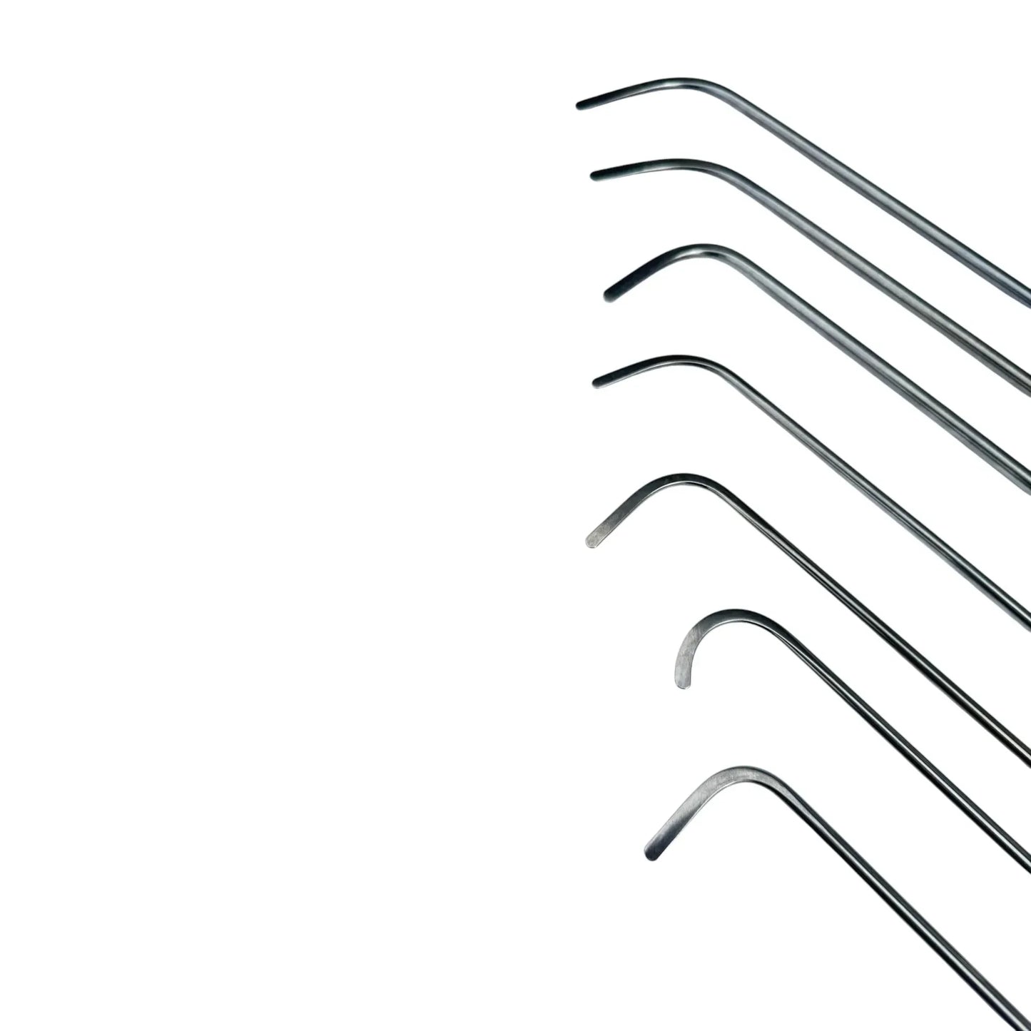 Norelia Edition 7-Piece 360° Rotating Professional PDR Rod Set – White Steel Paintless Dent Repair Tools InoxPDR