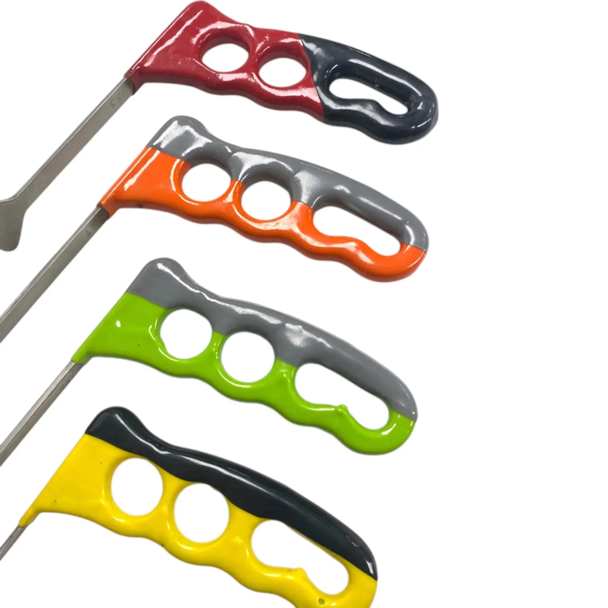 Zyverna Edition 4-Piece 9cm White Steel Whale Tail PDR Tools – Paintless Dent Repair Rods InoxPDR