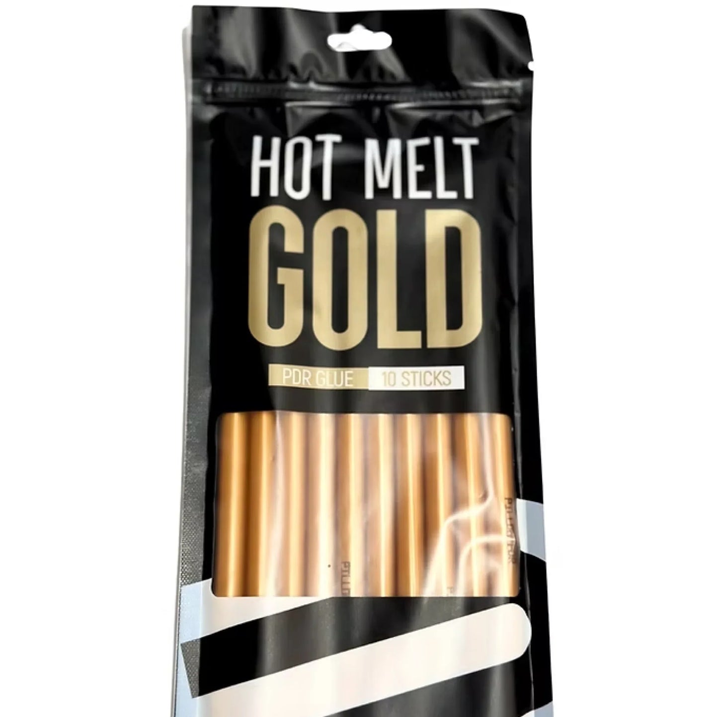 PDR INOX Gold Hot Melt Glue Sticks (10 Pack) - Strong Adhesion