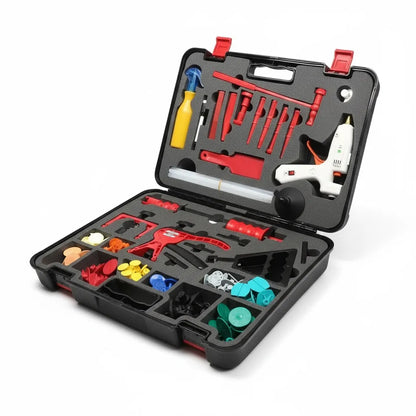 Comprehensive 145-Piece Paintless Dent Repair Tool Kit with Bag