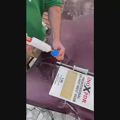 PDR INOX Cola Termofusível Dourada (1KG / 33 Varetas) - Uso Intensivo